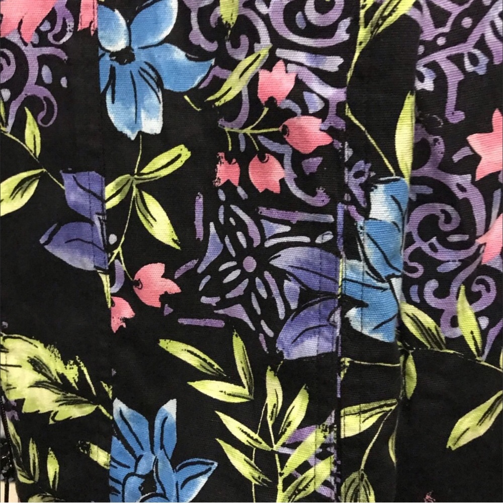 Appleseed’s Plus Size/Tall Fashion Floral Colorful Zi… Gem